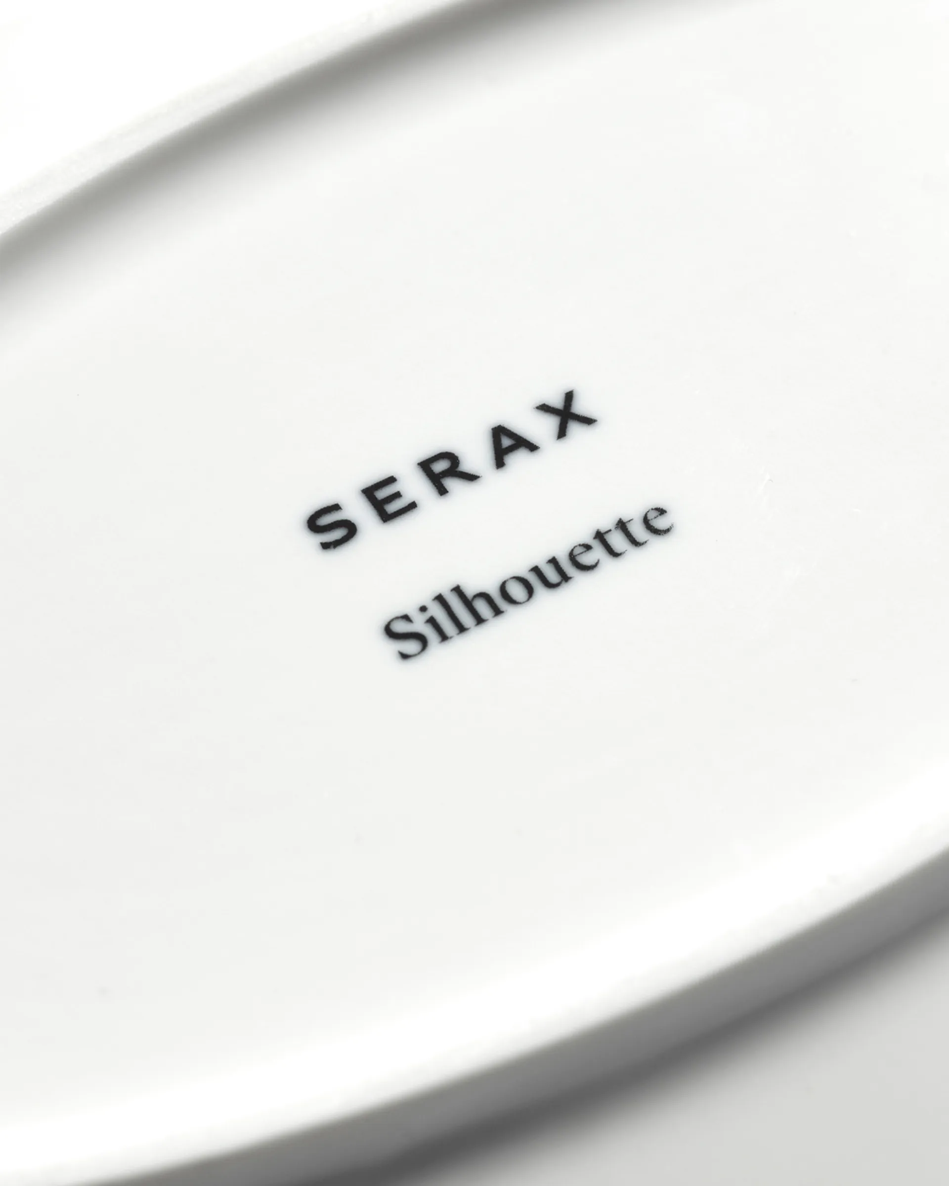 Plato Silhouette oval M 15x24,5 cm set de 4, White Serax