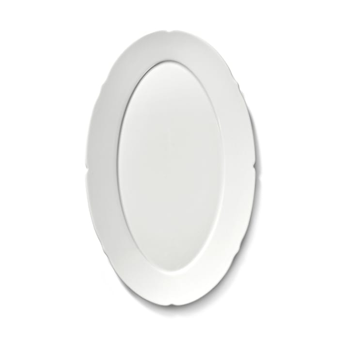 Plato Silhouette oval M 15x24,5 cm, White Serax