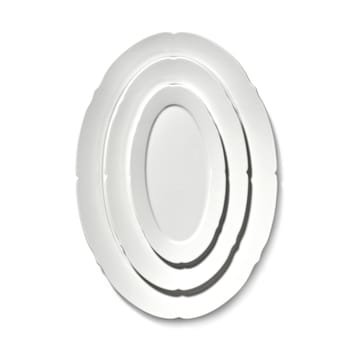 Plato Silhouette oval M 15x24,5 cm - White - Serax