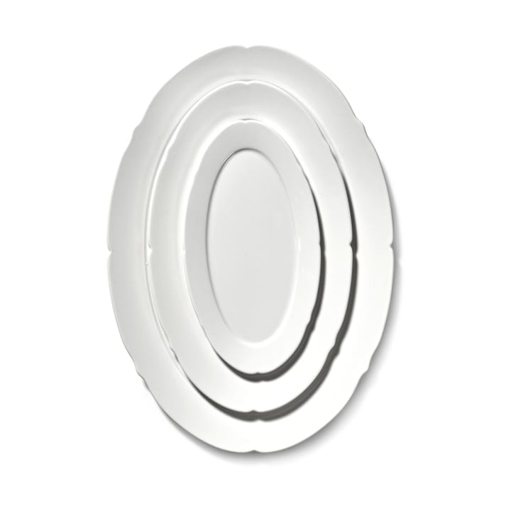 Plato Silhouette oval M 15x24,5 cm, White Serax