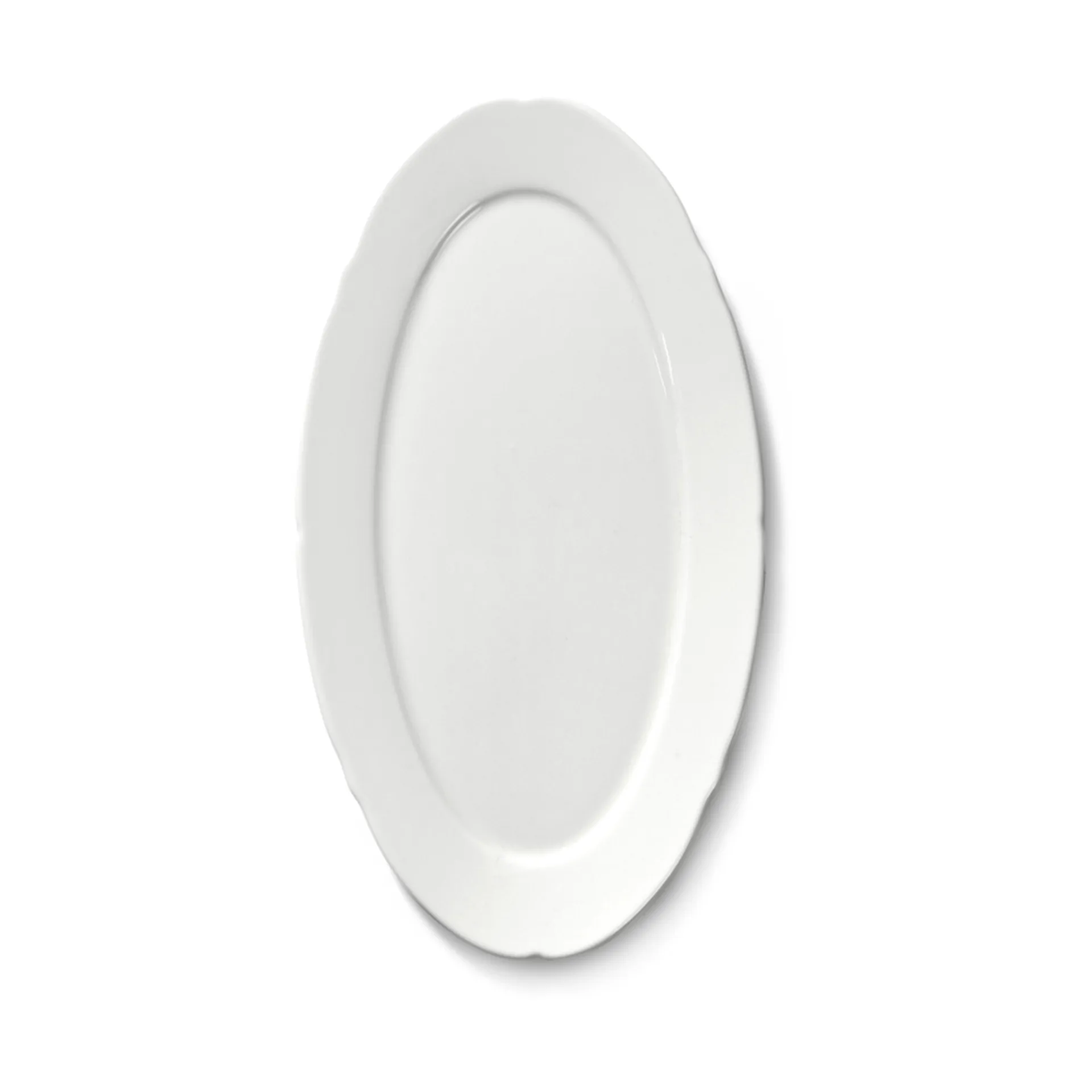 Plato Silhouette oval S 10x18,5 cm set de 4, White Serax