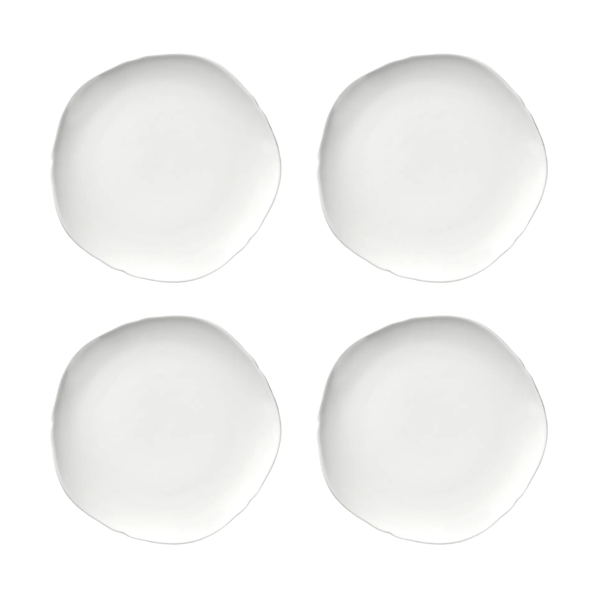 Plato Silhouette XXS Ø15 cm set de 4, White Serax