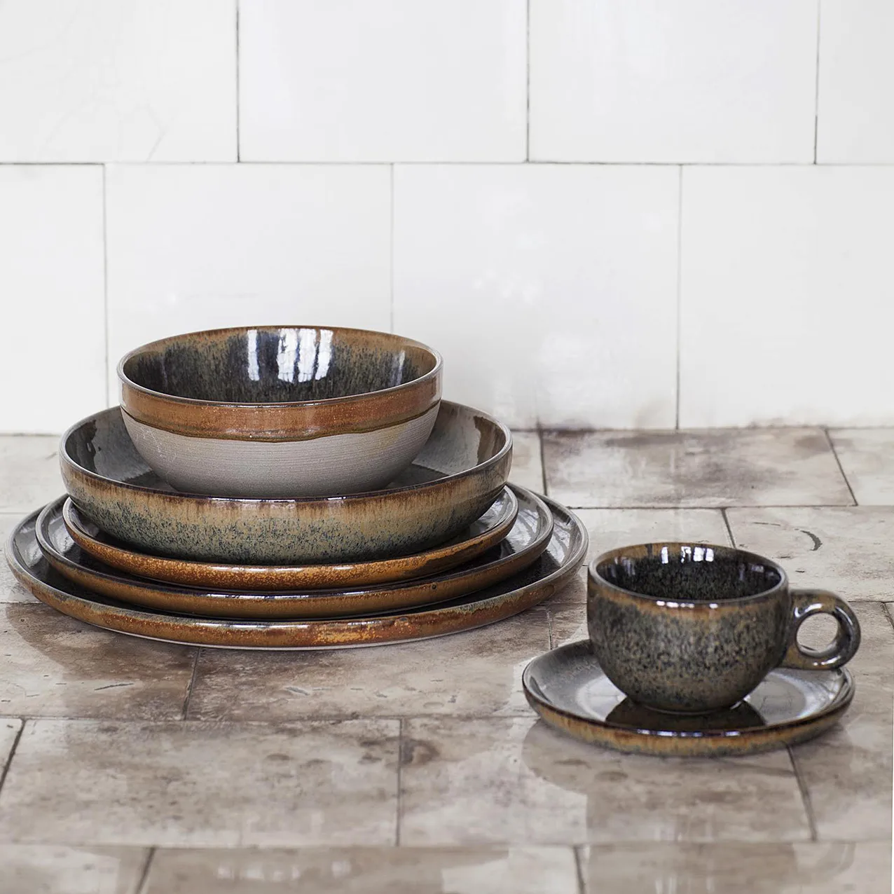 Plato Surface 24 cm, Indi grey Serax