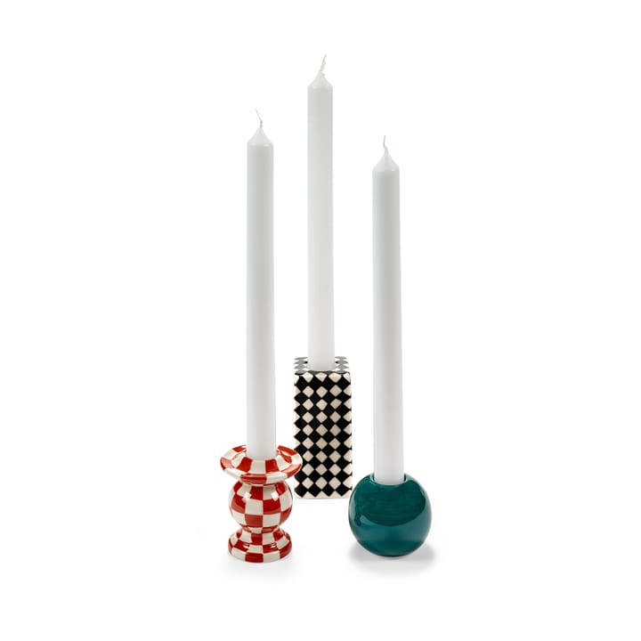 Portavelas Les Objets Mouleversants N°2, Red-white Serax