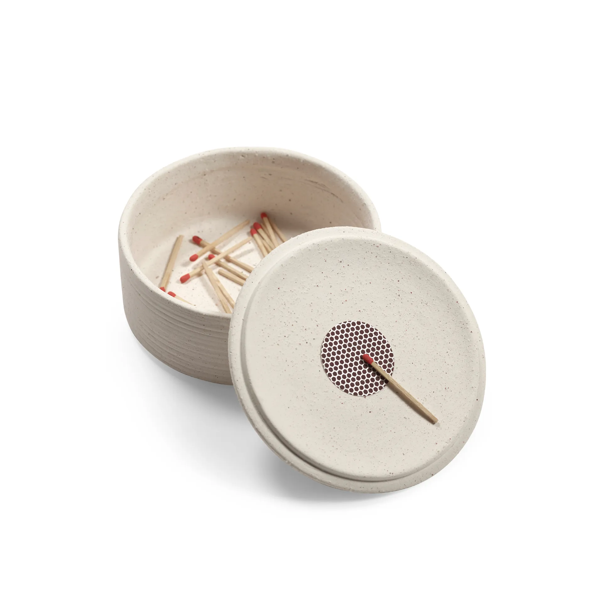 Portavelas/caja de almacenamiento Mira, Beige Serax