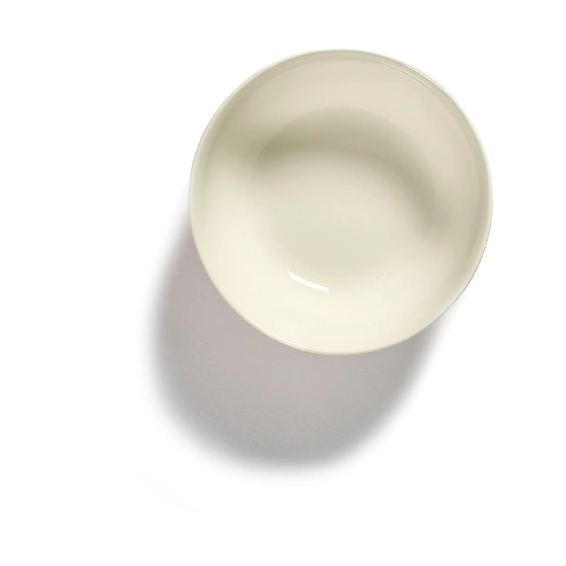 Set de 4 boles Ottolenghi Feast L Ø17 cm, White stripes-red Serax