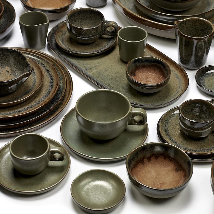 Taza cappuccino y platillo Surface 23 cl, Camogreen Serax