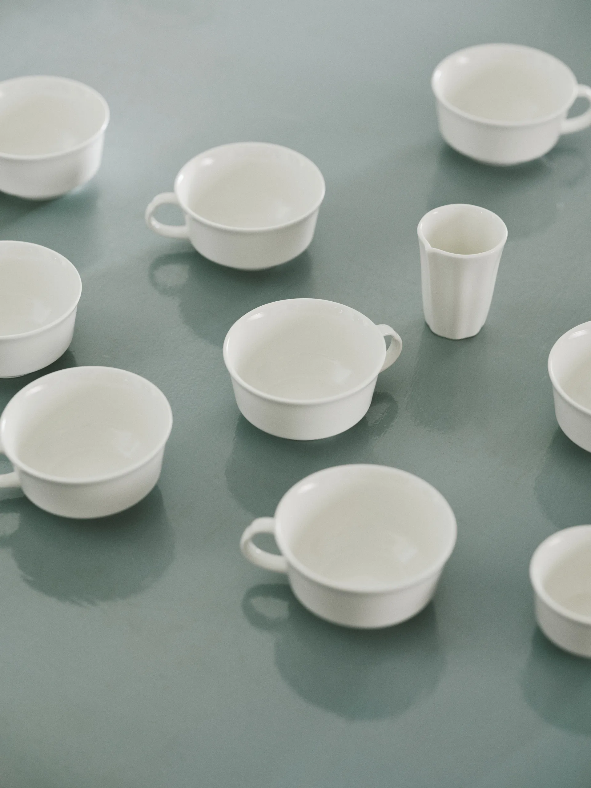 Taza de café Silhouette 19 cl set de 4, White Serax