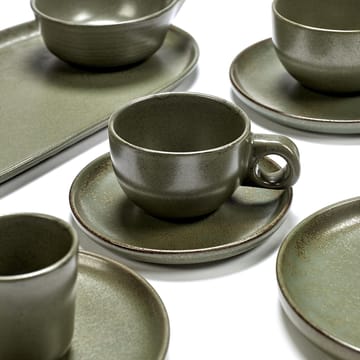 Taza de café y platillo Surface 13 cl - Camogreen - Serax