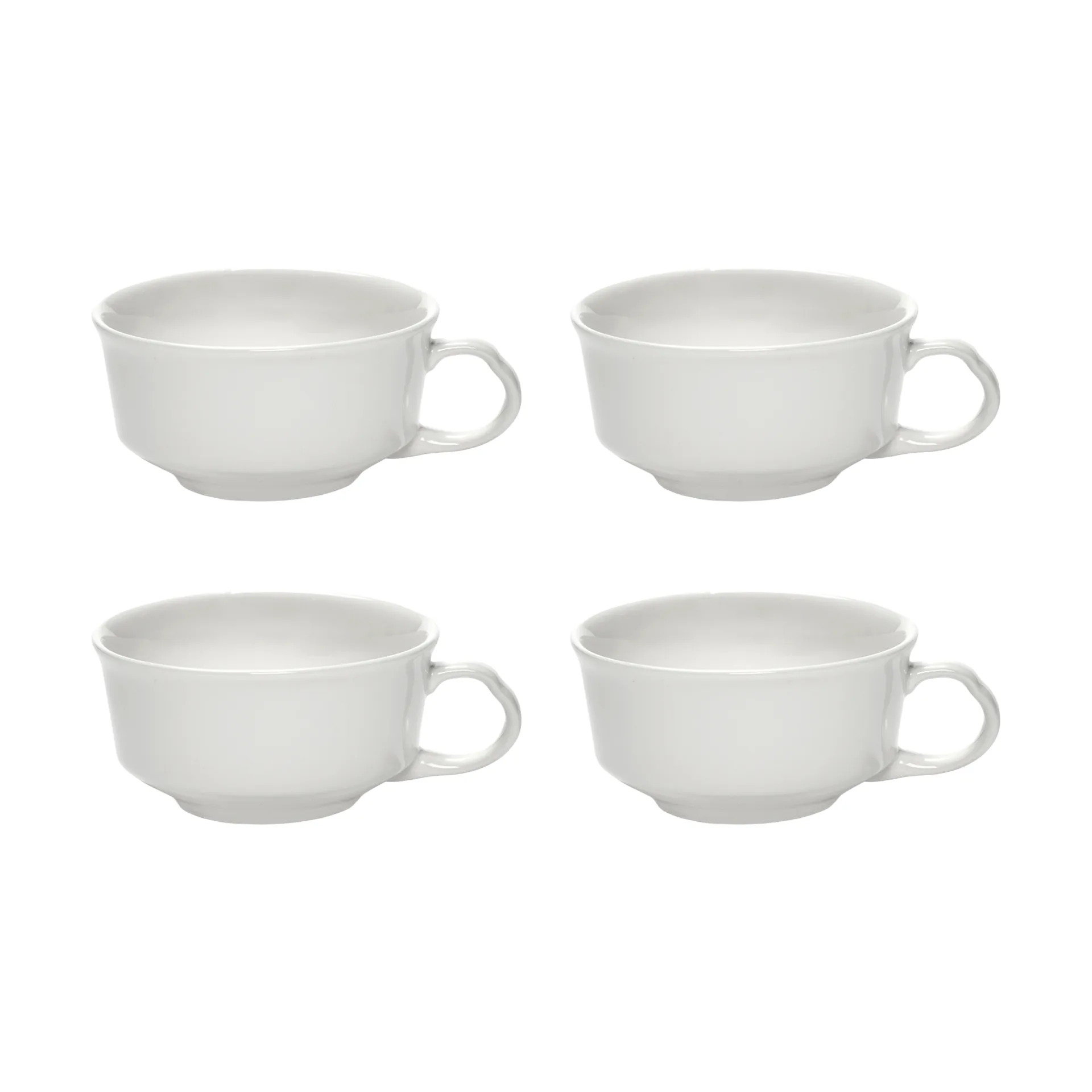 Taza espresso Silhouette 10 cl set de 4, White Serax