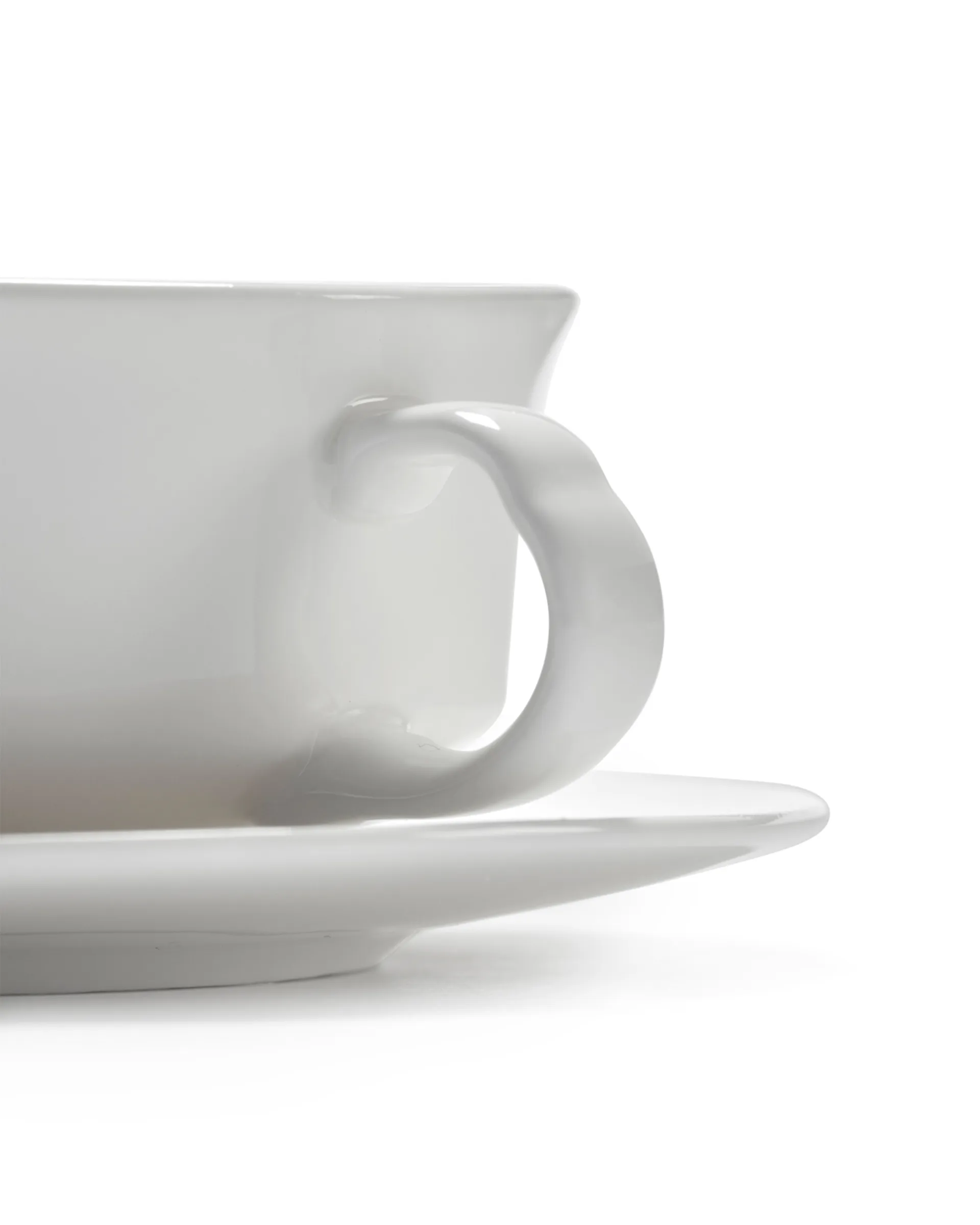 Taza espresso Silhouette 10 cl set de 4, White Serax