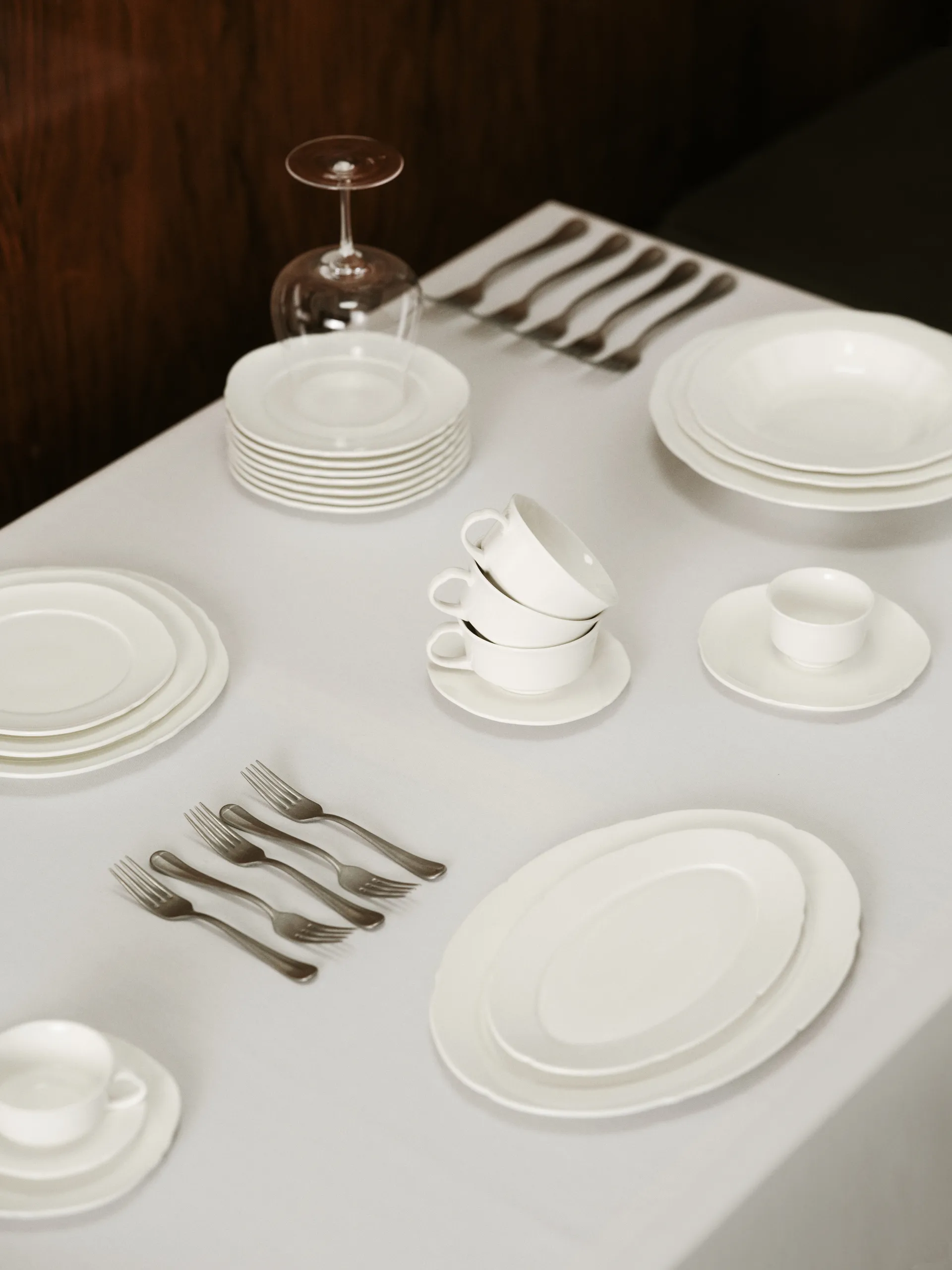 Taza espresso Silhouette 10 cl set de 4, White Serax