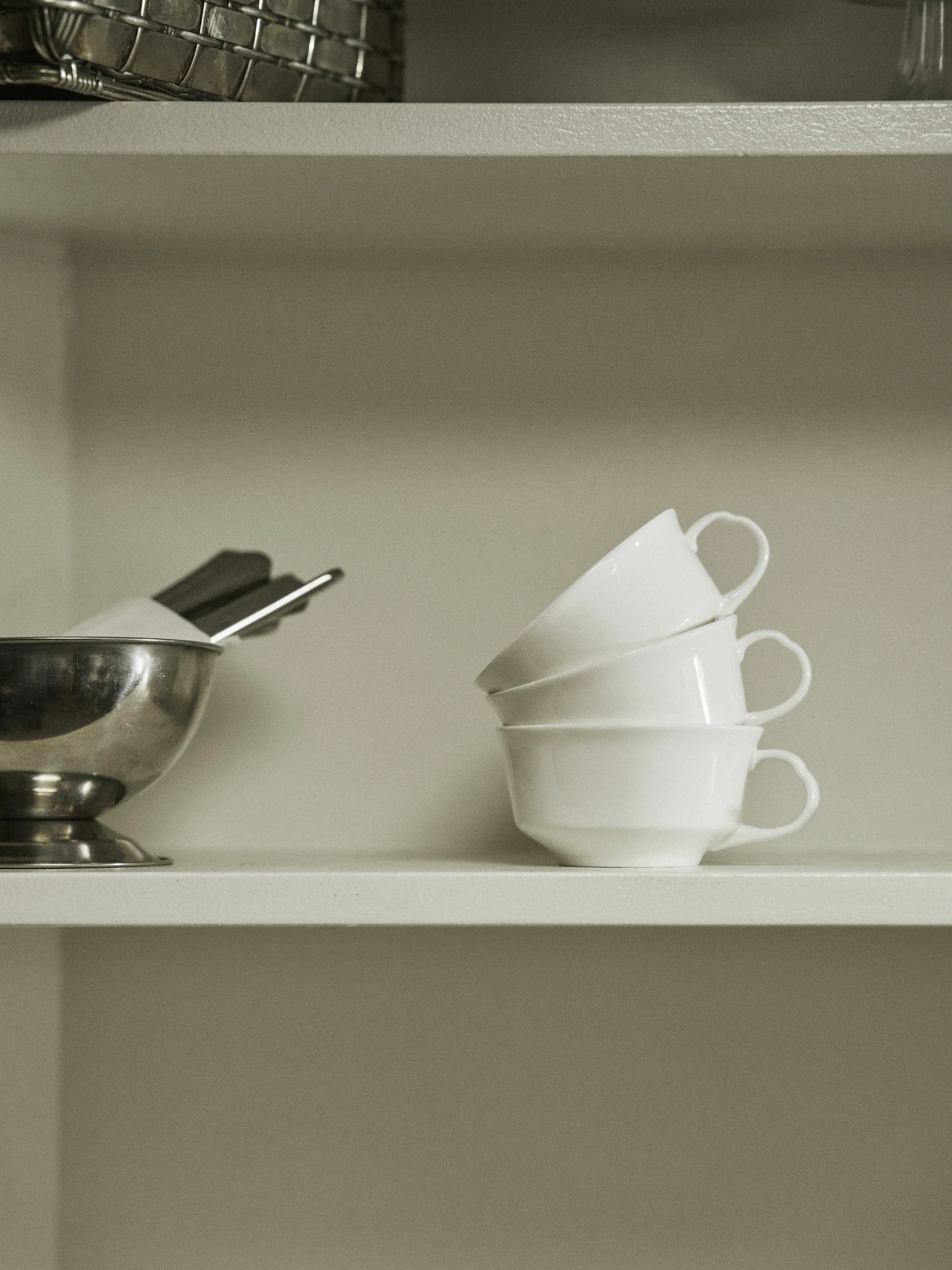 Taza espresso Silhouette 10 cl set de 4, White Serax