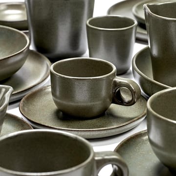 Taza espresso y platillo Surface 10 cl - Camogreen - Serax