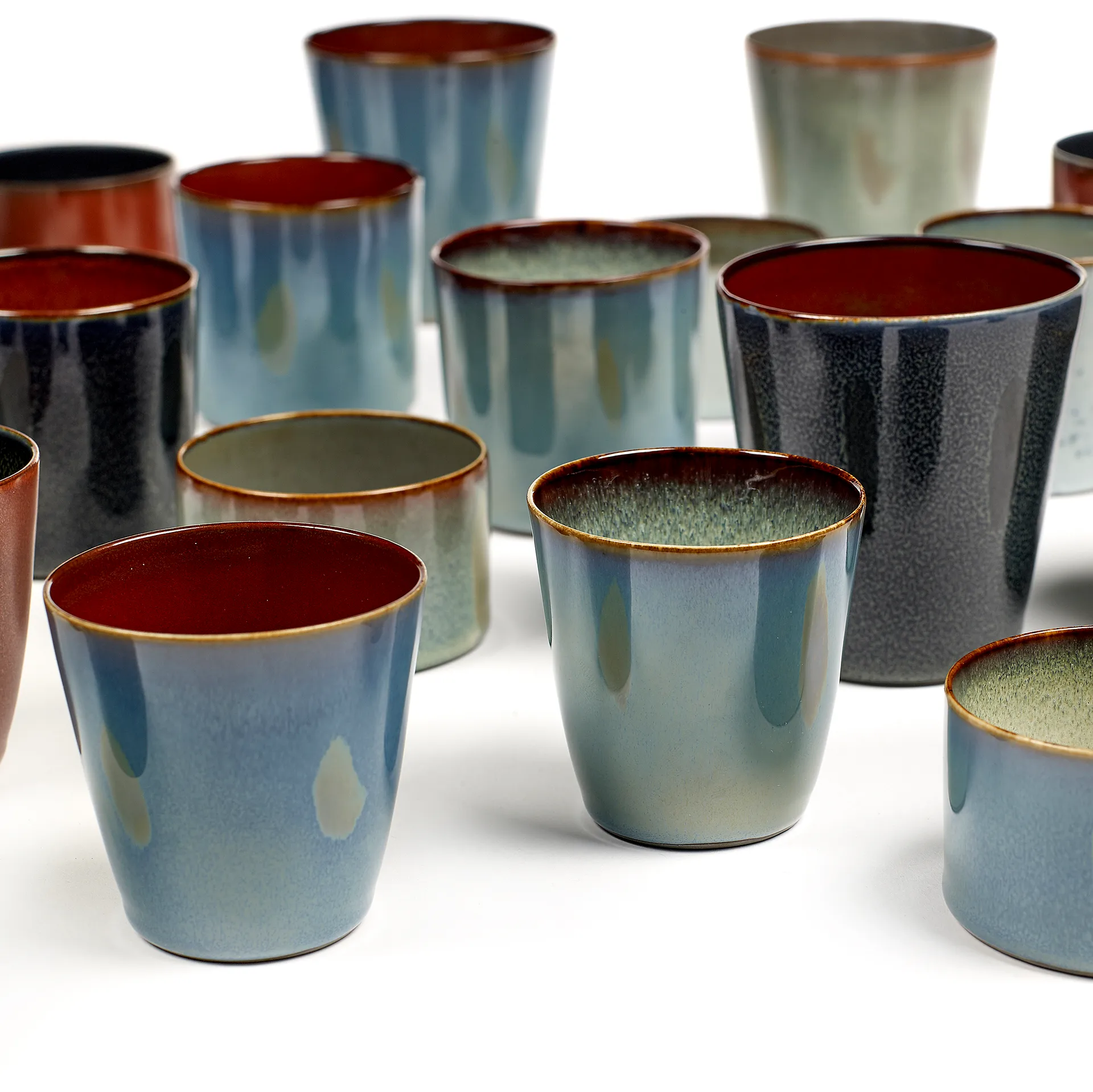 Taza Terres de Rêves M, Dark blue-rust Serax