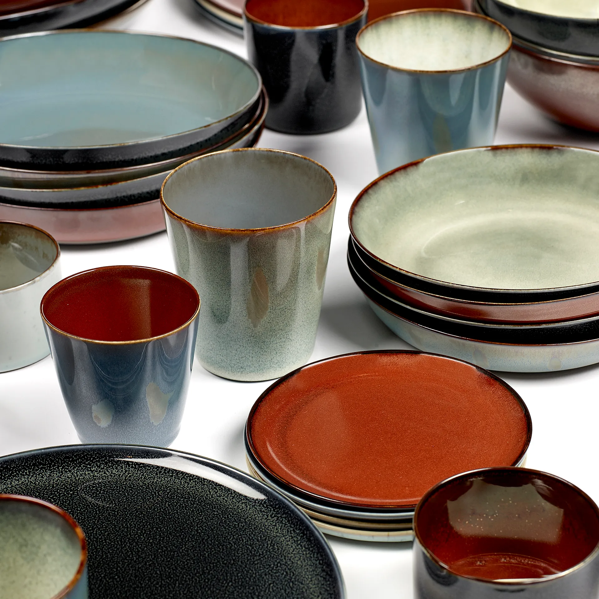 Taza Terres de Rêves M, Misty grey-smokey blue Serax