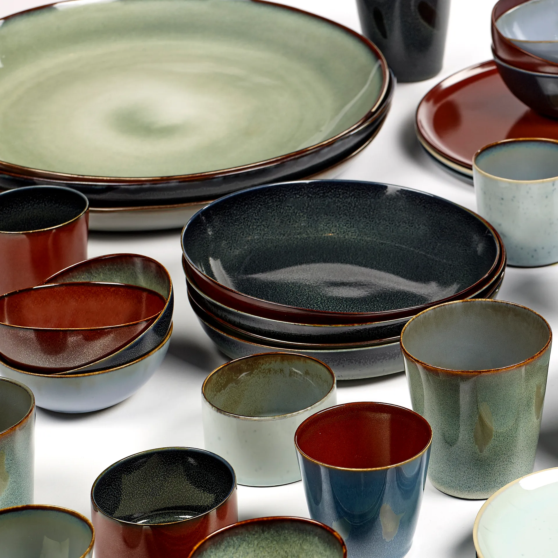 Taza Terres de Rêves M, Misty grey-smokey blue Serax