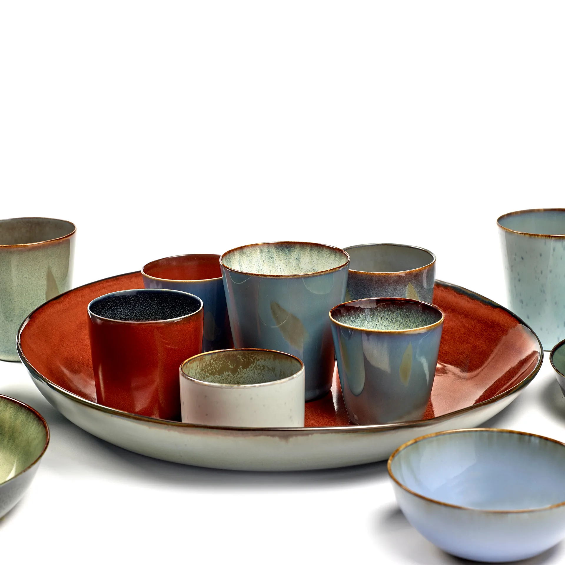 Taza Terres de Rêves M, Smokey blue-misty grey Serax