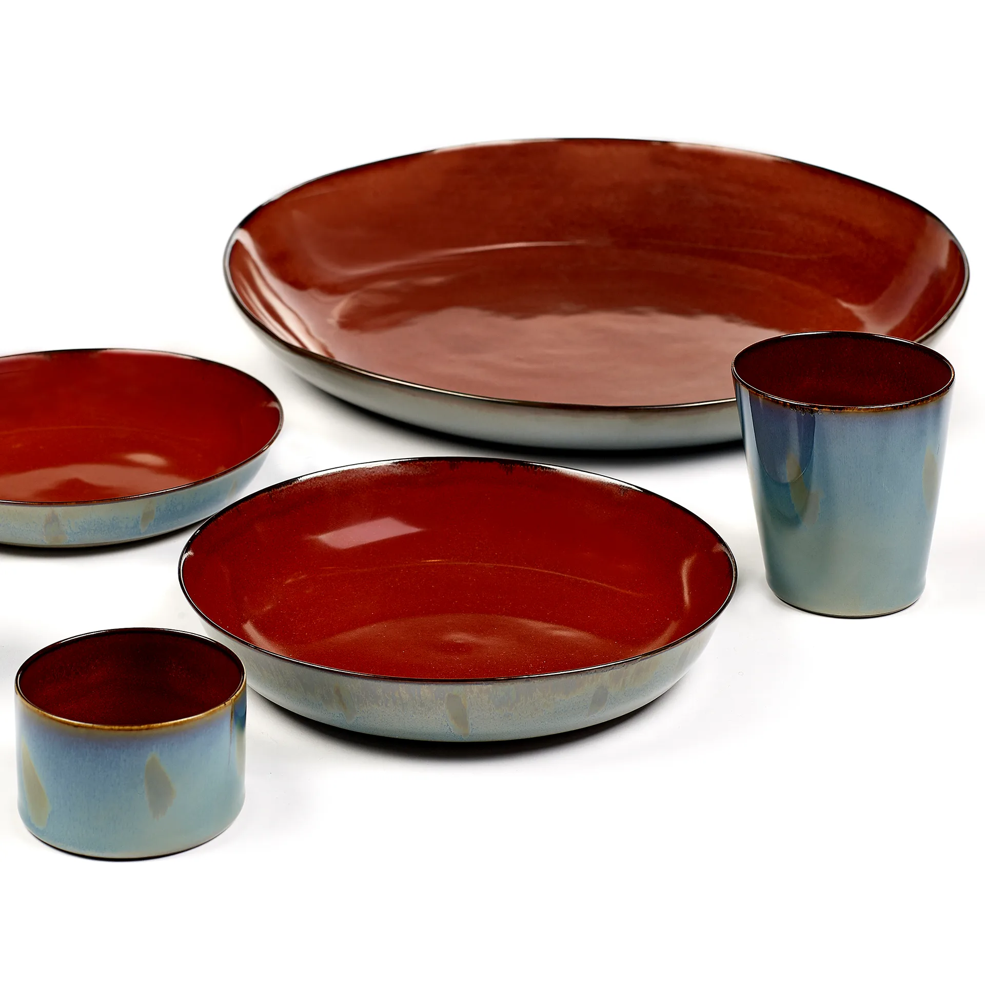Taza Terres de Rêves M, Smokey blue-rust Serax