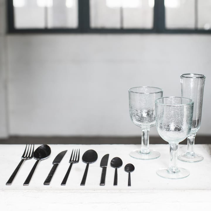 Tenedor de mesa Pure, negro Serax
