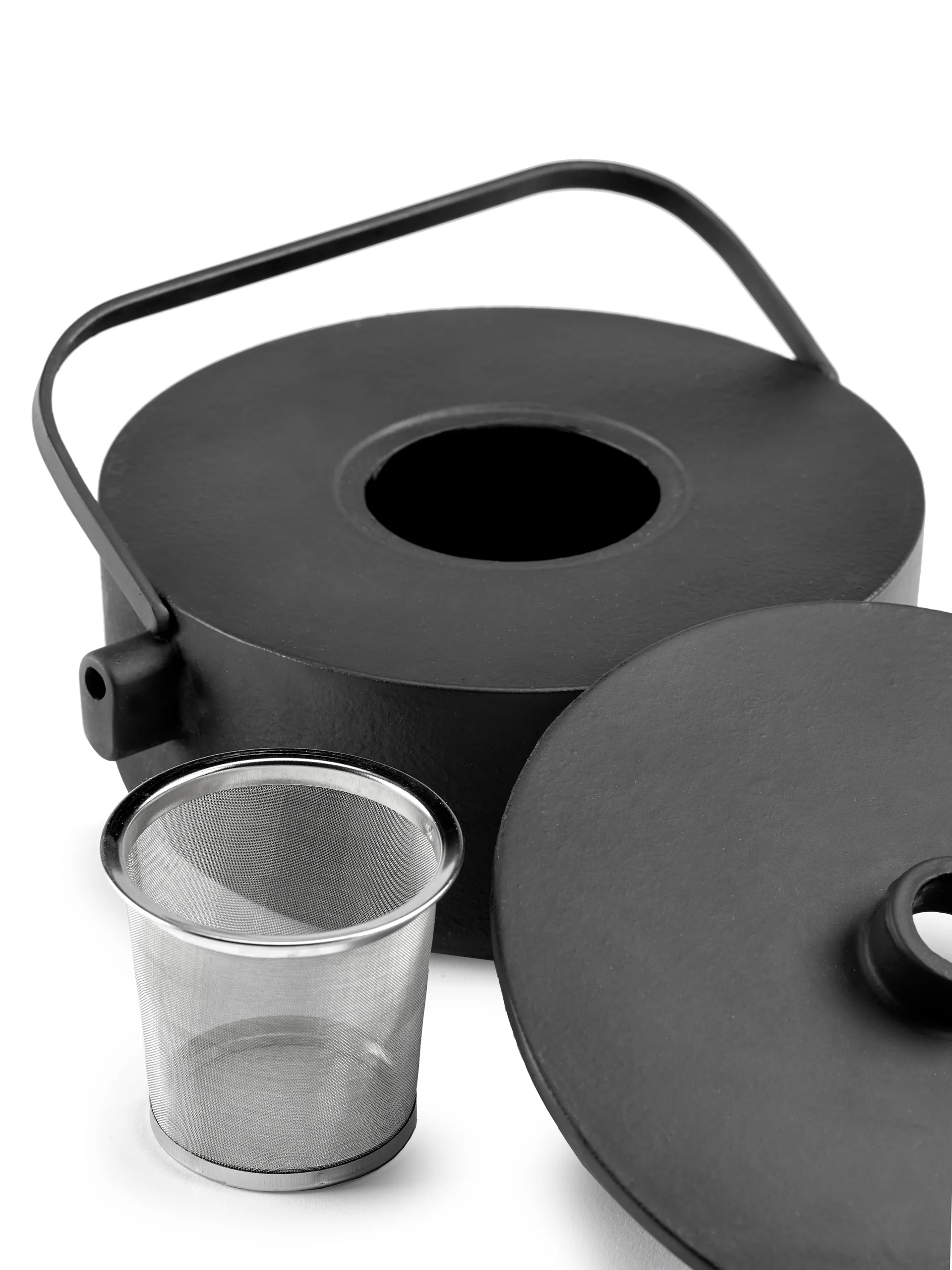 Tetera de hierro fundido Collage 1,2 l, Black Serax