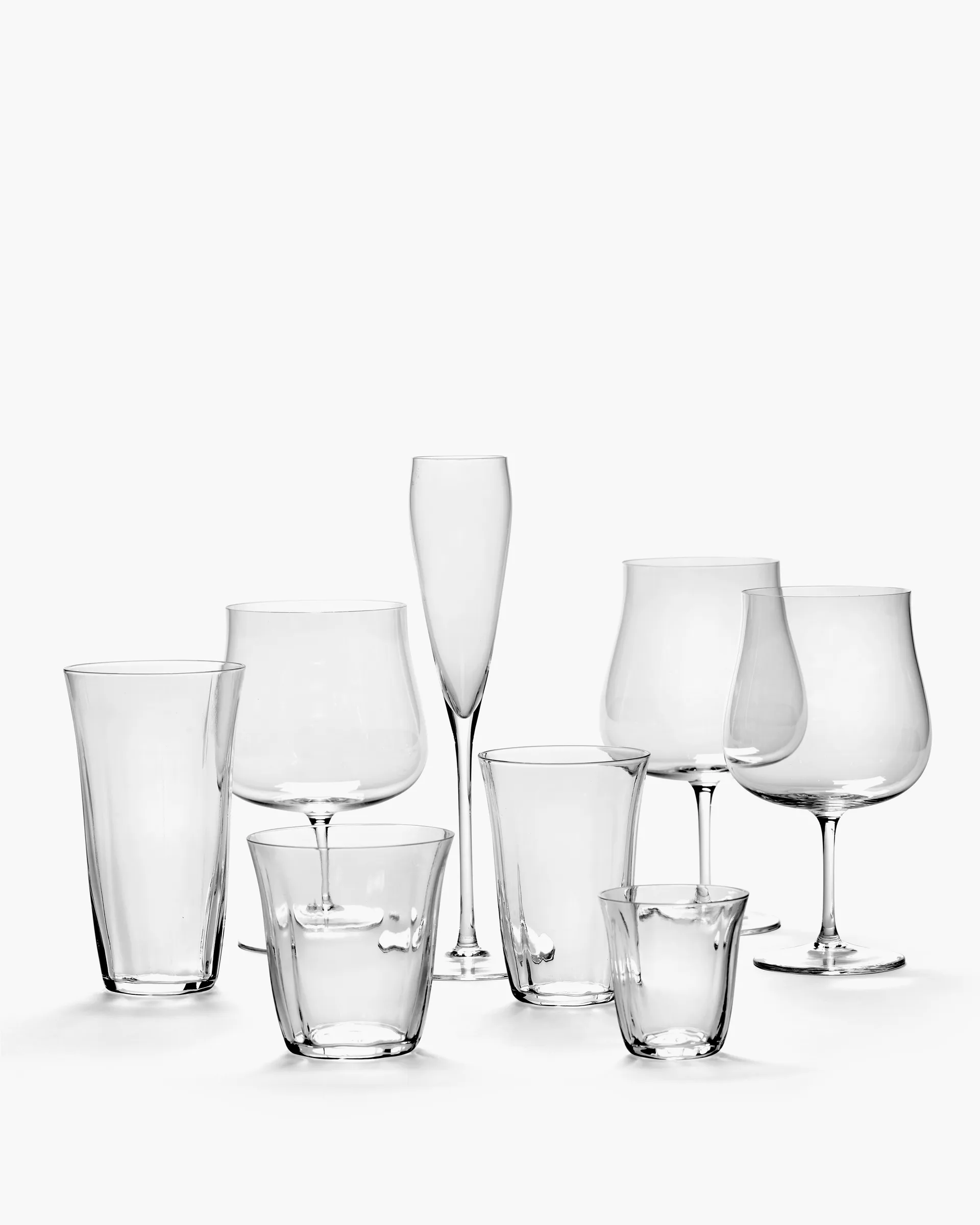 Vaso longdrink Silhouette 44 cl set de 4, Clear Serax