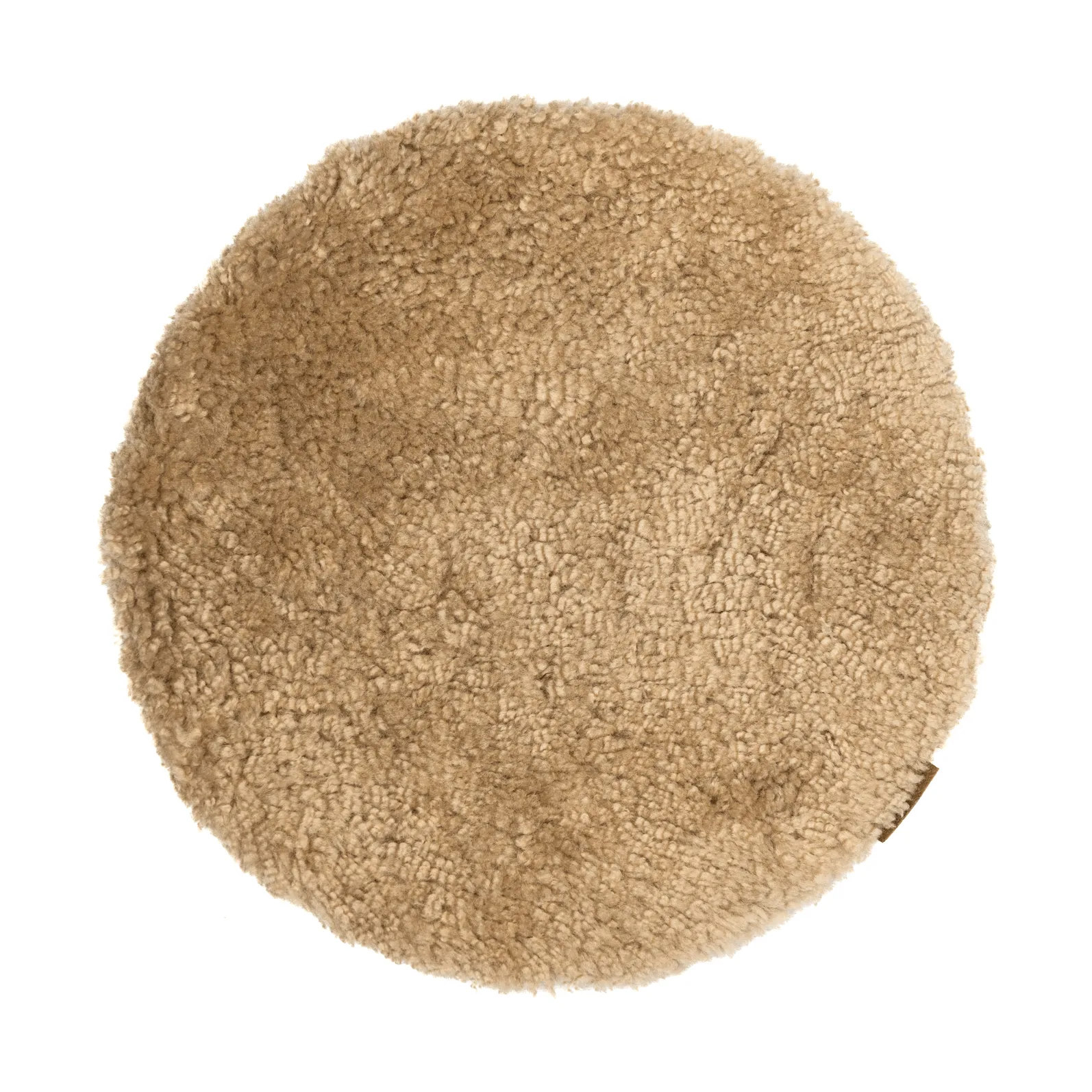 Jill cojín de asiento acolchado, Arena (beige), Ø36 cm Shepherd of Sweden