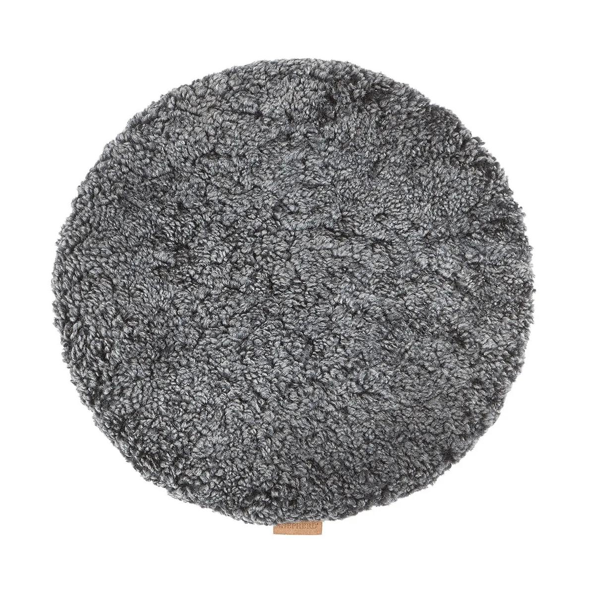 Jill cojín de asiento acolchado, Grafito negro (gris), Ø36 cm Shepherd of Sweden