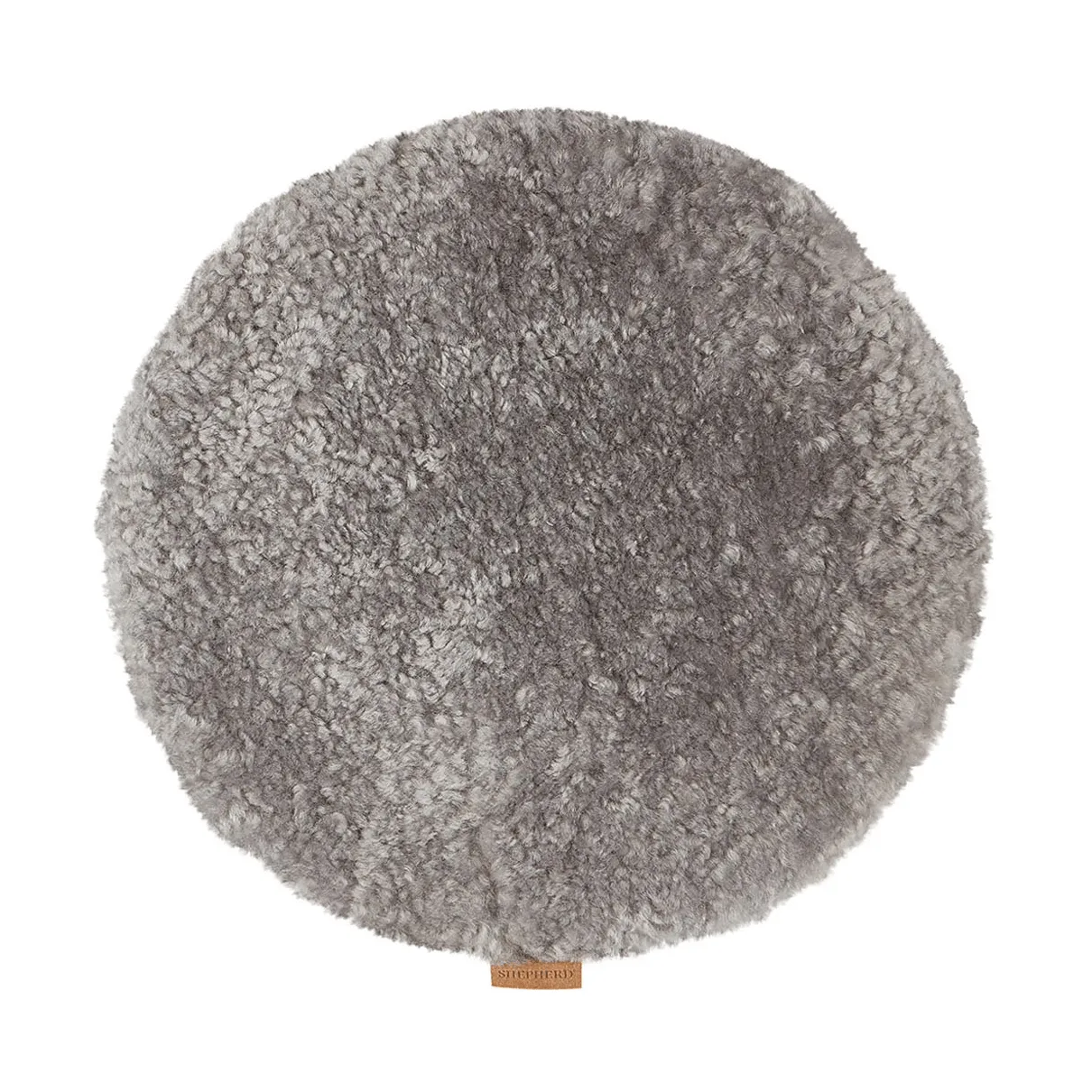 Jill cojín de asiento acolchado, Granito (gris), Ø36 cm Shepherd of Sweden
