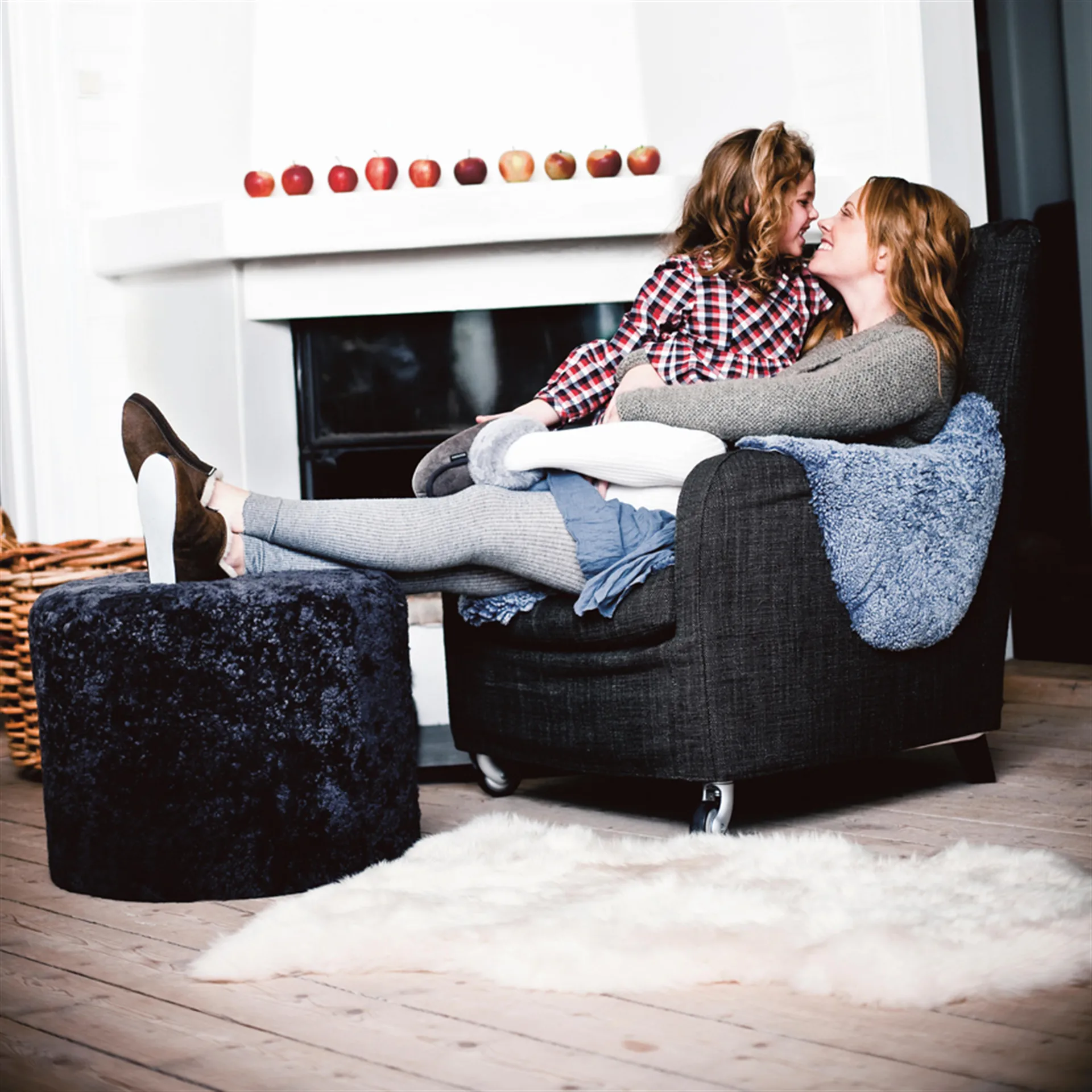 Puff Frida, negro grafito Shepherd of Sweden