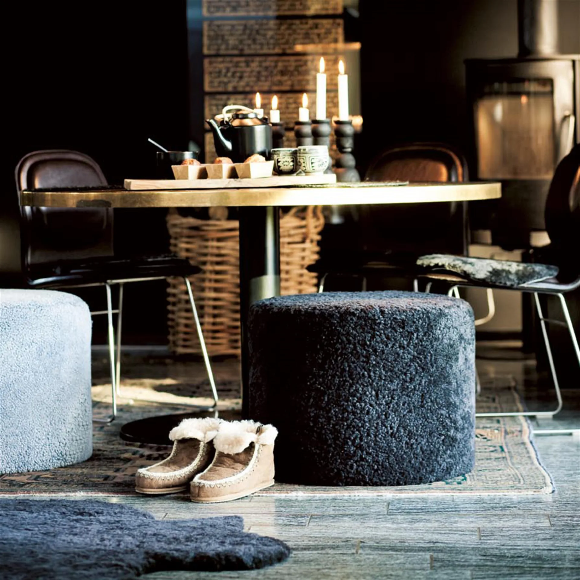 Puff Frida, negro grafito Shepherd of Sweden