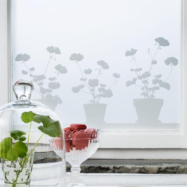Vinilo ventana Geranio - 48 x 120 cm - Siluett Frost