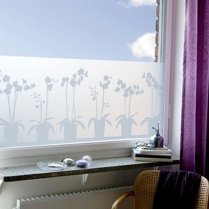 Vinilo ventana Orquídea - 48 x 120 cm - Siluett Frost