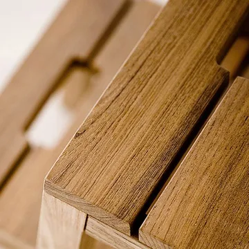 Escalera plegable Dania - Roble - Skagerak