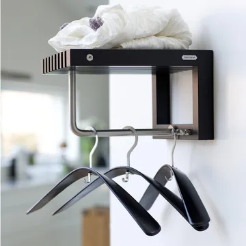 Estante perchero Cutter mini - roble lacado negro - Skagerak