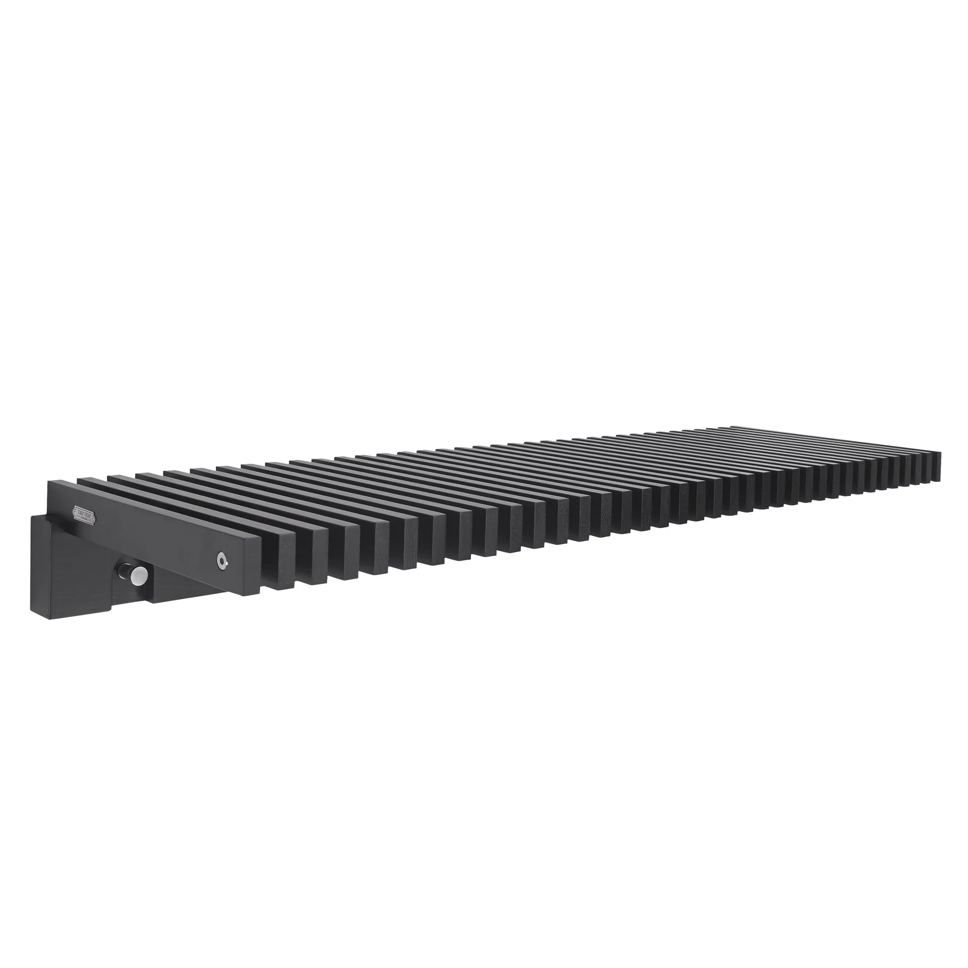 Perchero de pared Cutter, Roble lacado en negro Skagerak