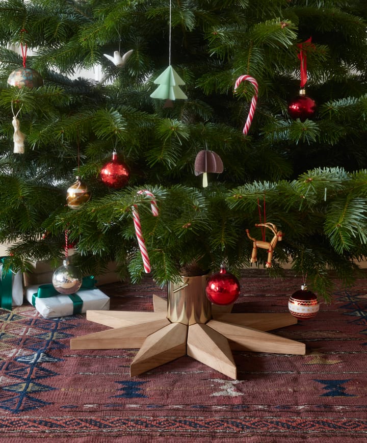 Pie para árbol de navidad Stella Ø50,5 cm, roble Skagerak