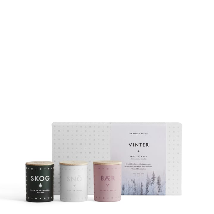 3 Velas perfumadas Vinter - 3 x 55g - Skandinavisk