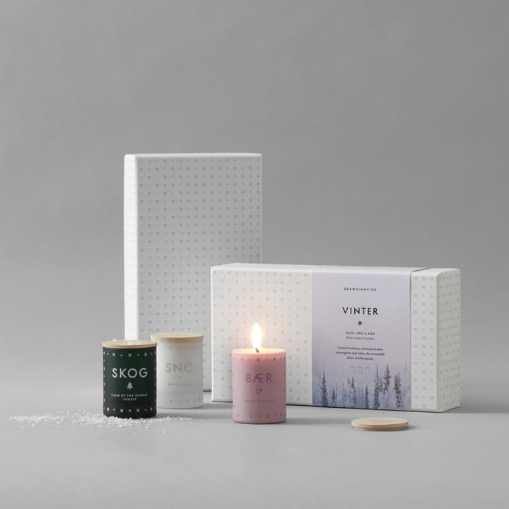 3 Velas perfumadas Vinter - 3 x 55g - Skandinavisk