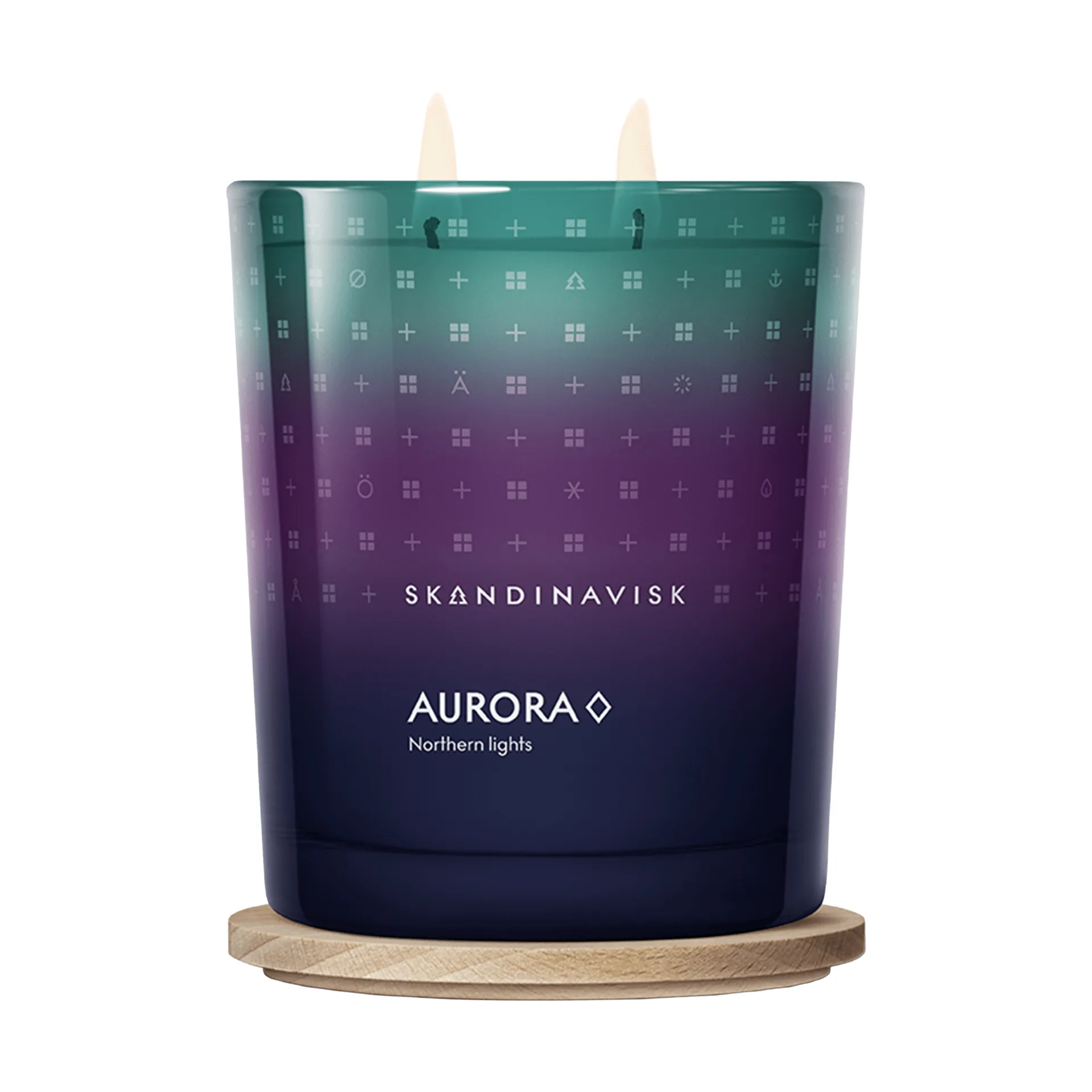Aurora vela aromática, 350 g, 2 mechas Skandinavisk