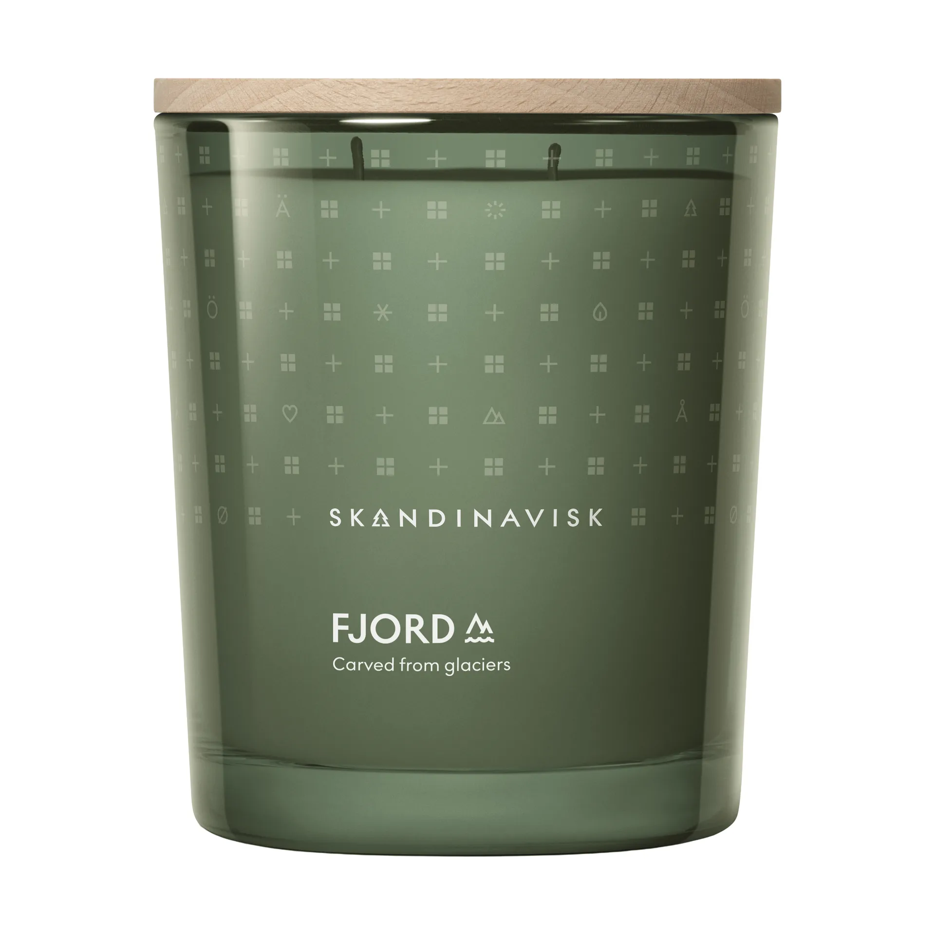 Fjord vela perfumada, 350 g, 2 mechas Skandinavisk