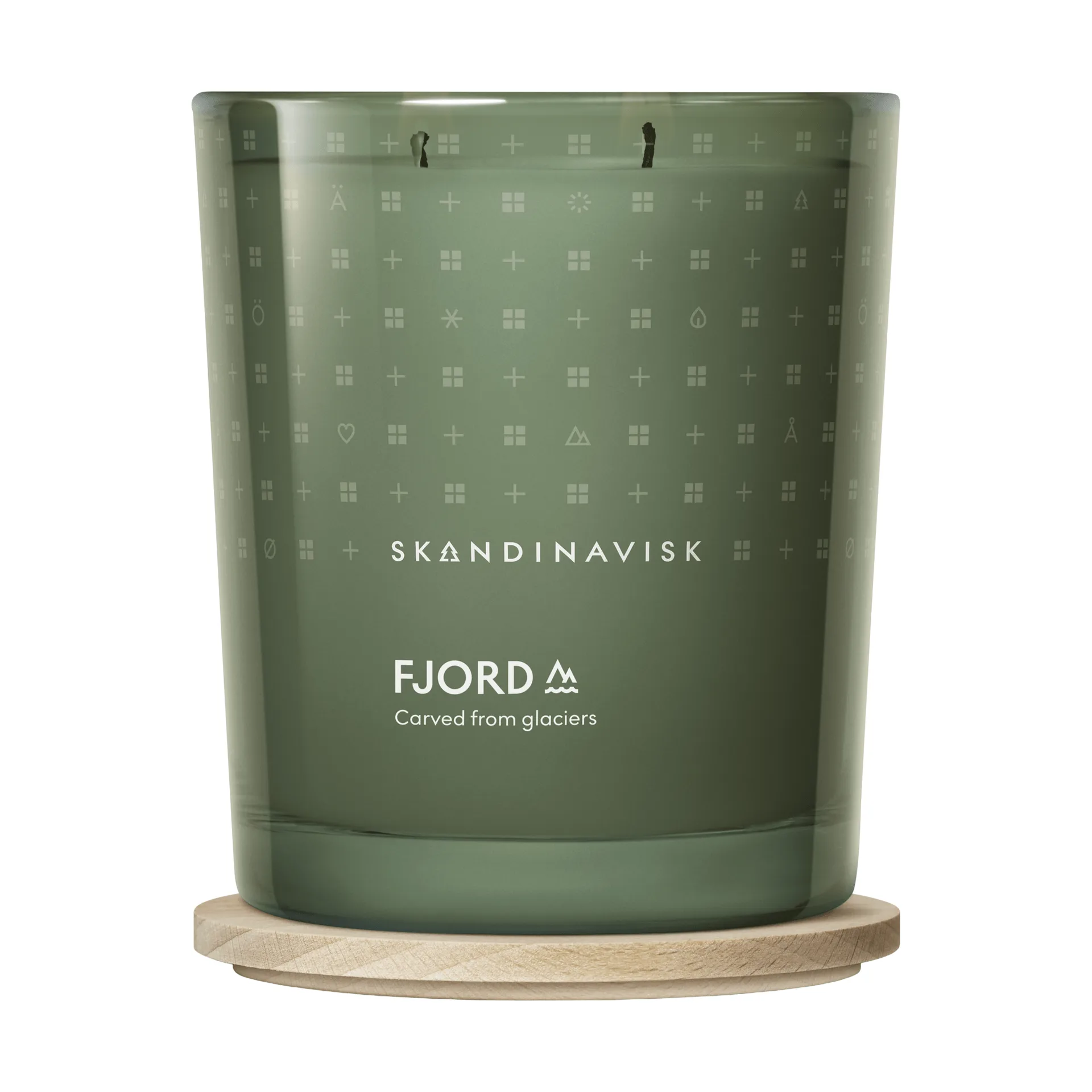 Fjord vela perfumada, 350 g, 2 mechas Skandinavisk