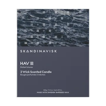 Hav vela aromática - 350 g, 2 mechas - Skandinavisk