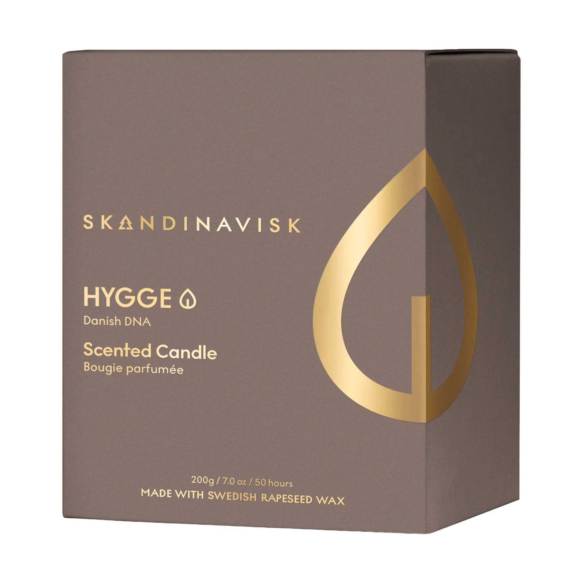 Hygge Gold Symbol vela perfumada, 200 g Skandinavisk