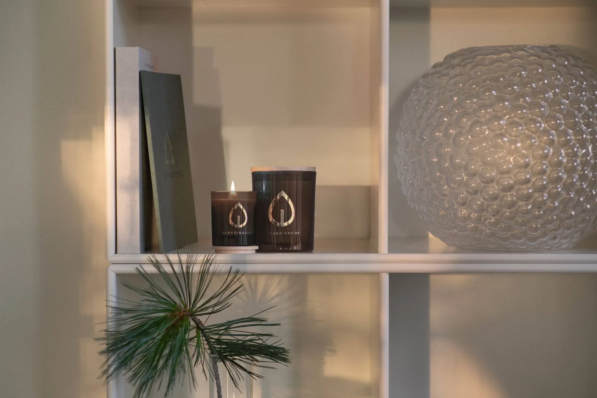 Hygge Gold Symbol vela perfumada, 200 g Skandinavisk