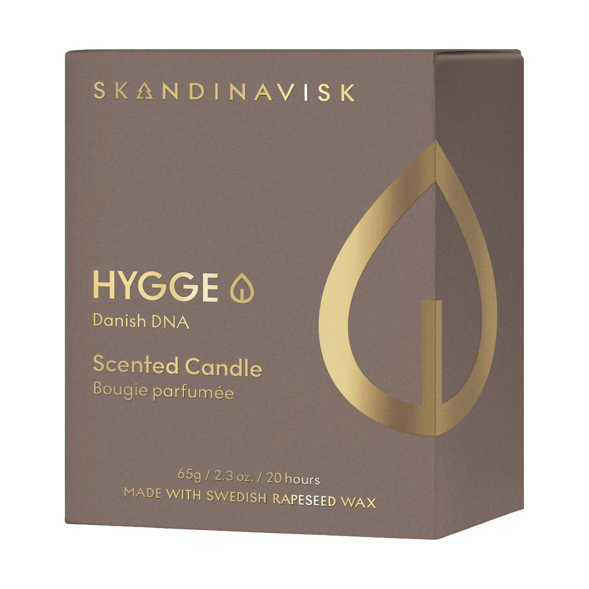Hygge Gold Symbol vela perfumada, 65 g Skandinavisk