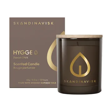 Hygge Gold Symbol vela perfumada - 65 g - Skandinavisk