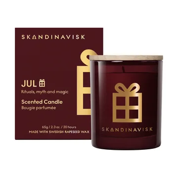 Jul Gold Symbol vela perfumada - 65 g - Skandinavisk