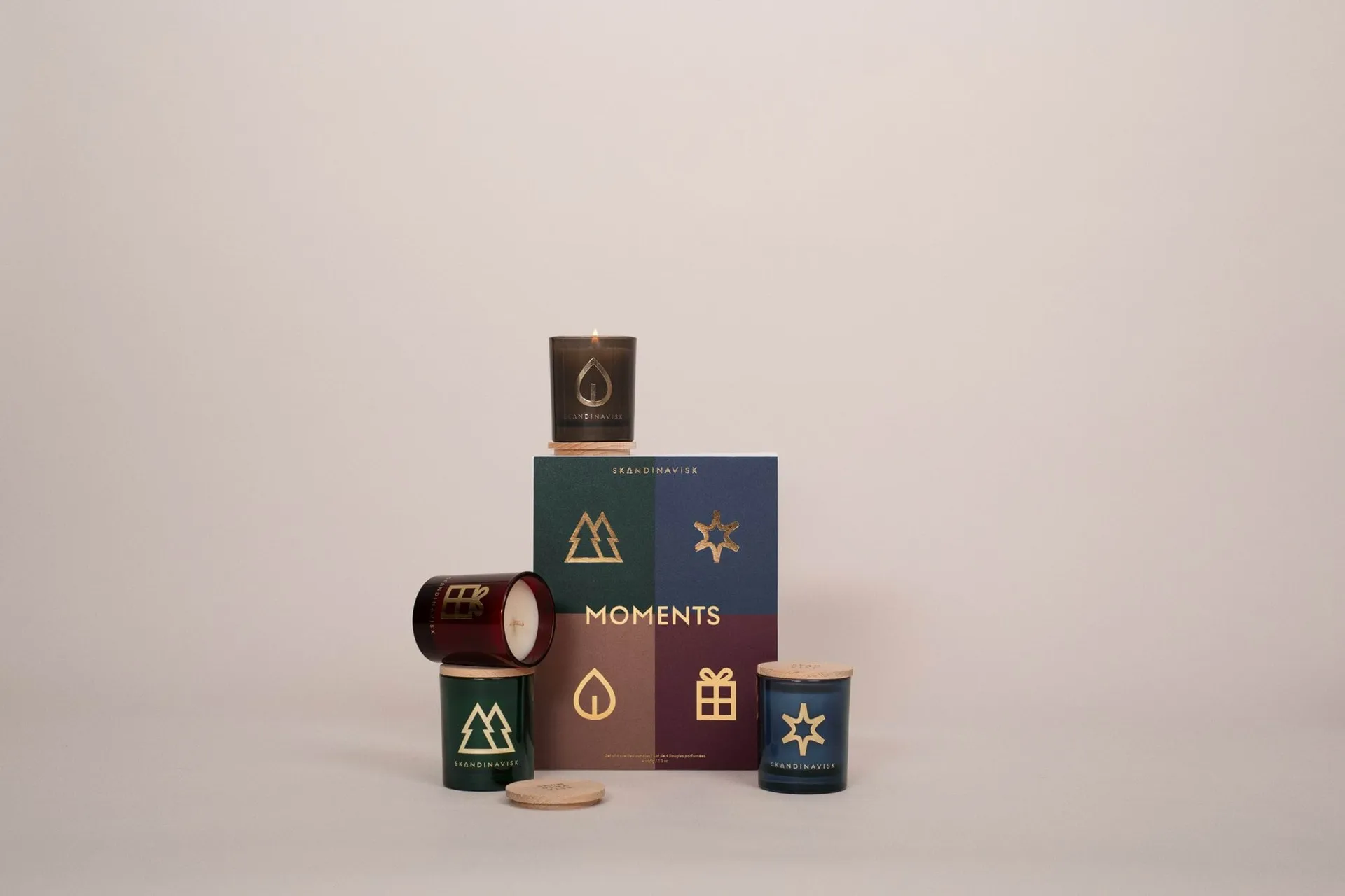 Moments set de velas perfumadas, 4 piezas, 65 g Skandinavisk