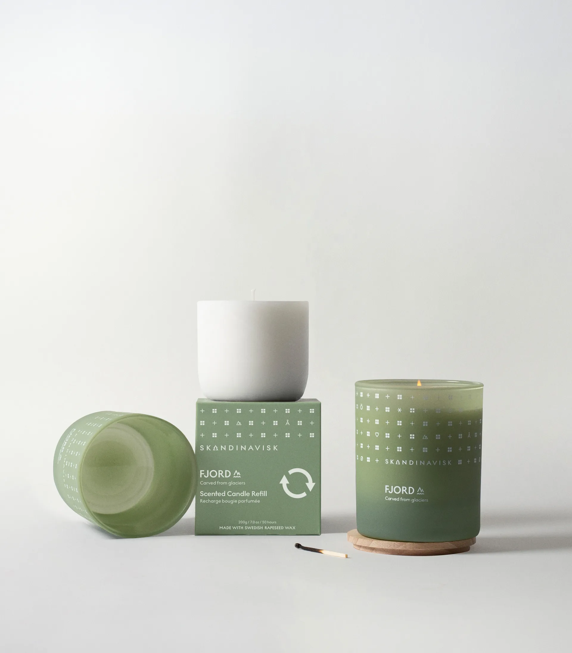 Recambio vela perfumada Fjord, 200 g Skandinavisk